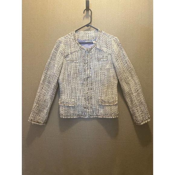 Chico's Jacket Women's 1 Brown Sparkle - Picture 1 of 12
